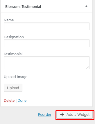 Configure About Page testimonial section