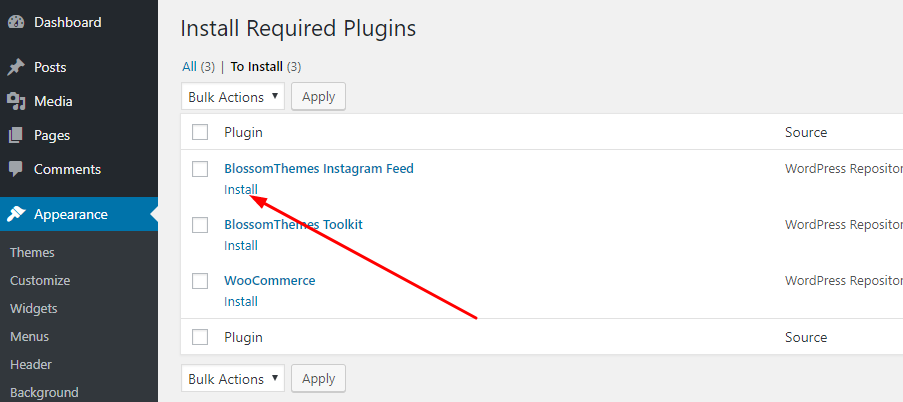 install recommended plugins now