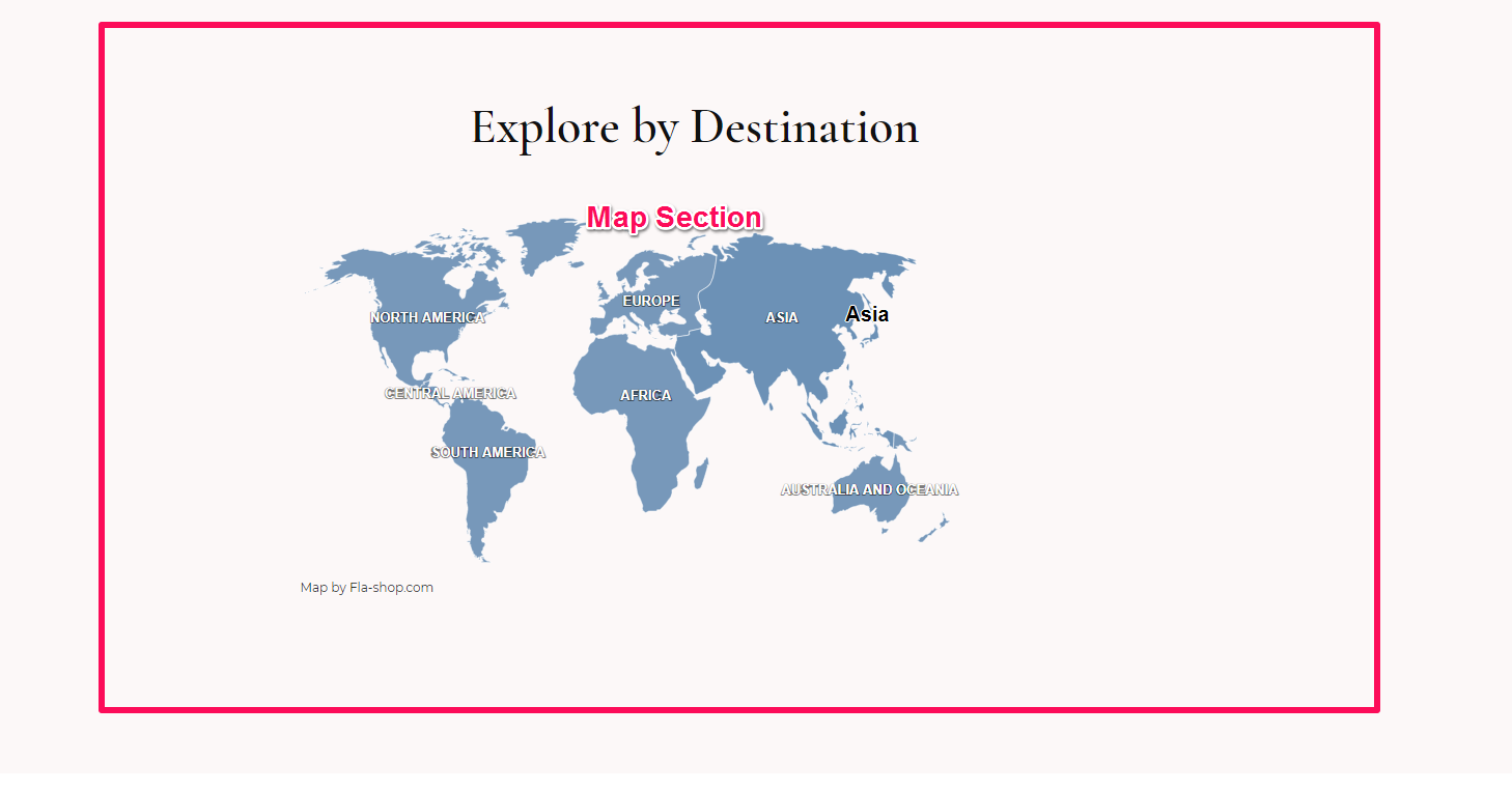 map section demo