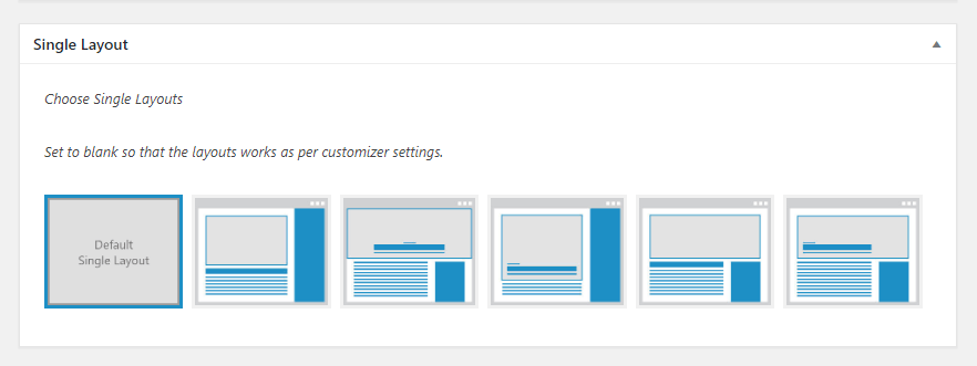 single layout meta