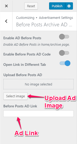 Advertisement-using-image-and-link