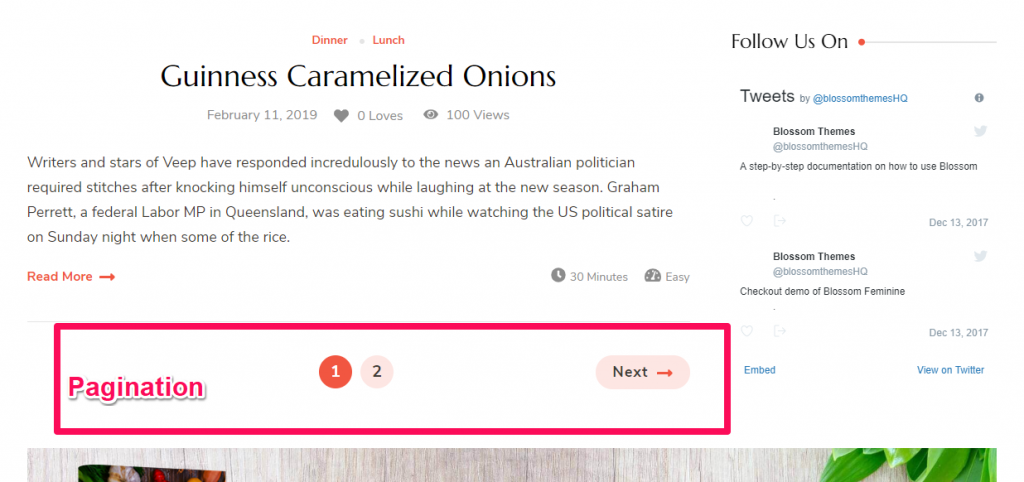 Style Paging How to change Pagination Style? – BlossomThemes
