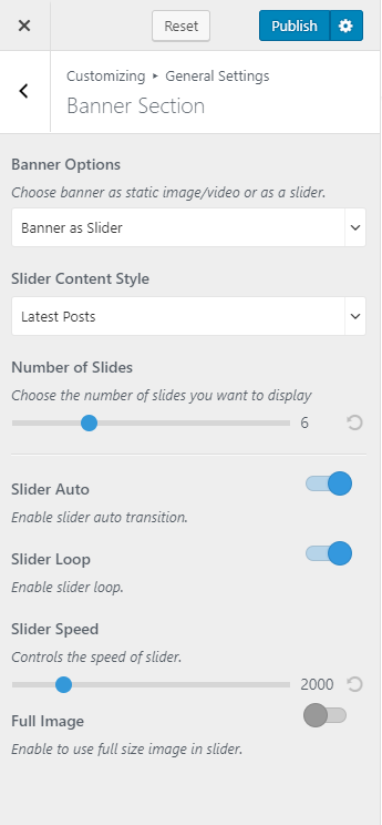 Slider-as-latest-posts blossom pin pro