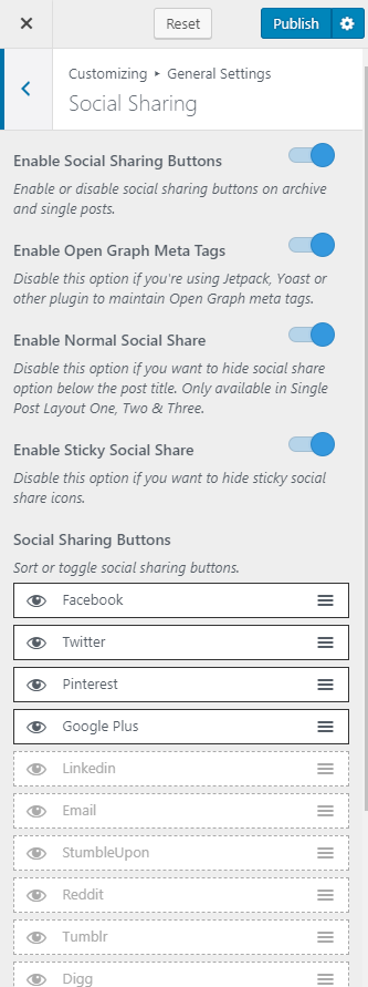 Social sharing blossom pin pro