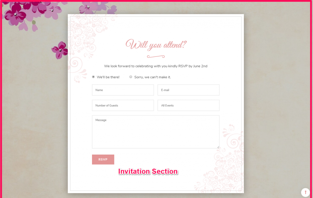 How to Configure Invitation Section? – BlossomThemes