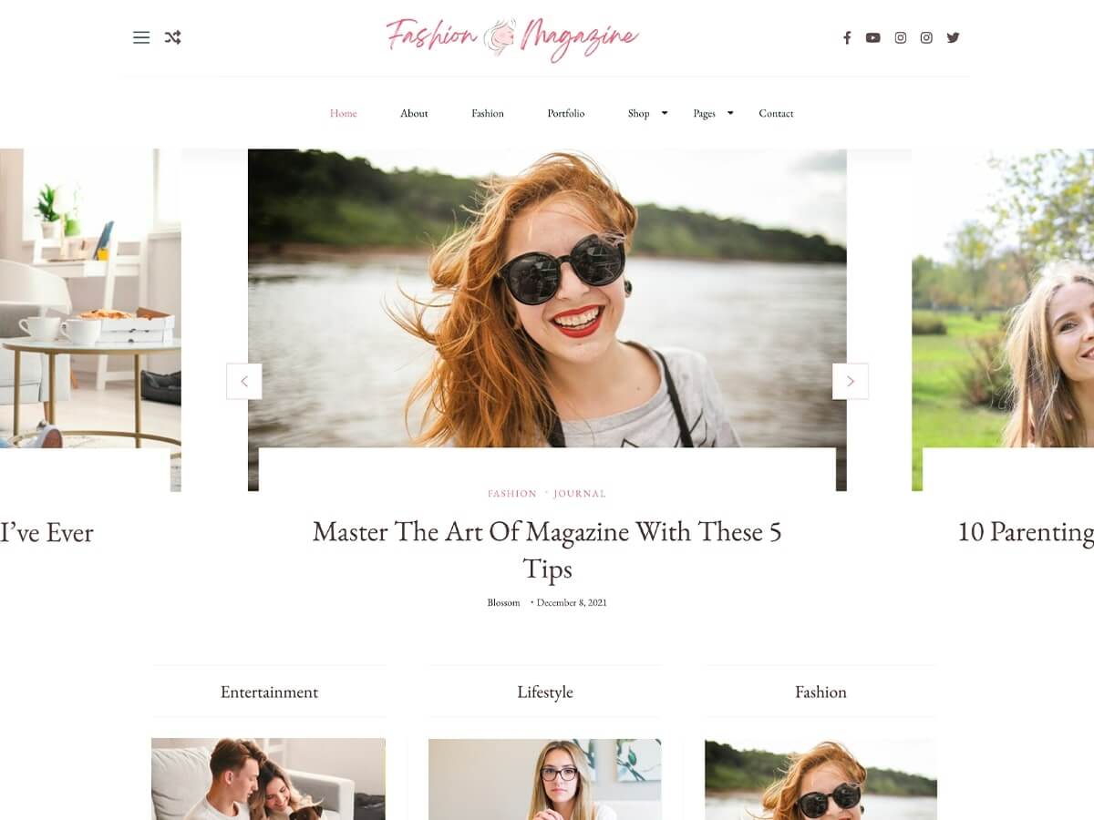 Fashion Magazine - BlossomThemes